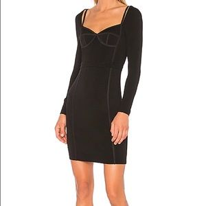 T Alexander Wang fitted bustier dress